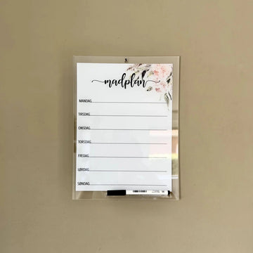 Matplan - Blomst - 24×33 cm