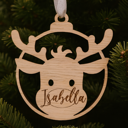 Juletrepynt – Reinsdyr 12x11 cm.