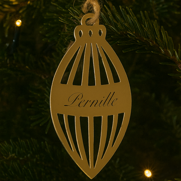 Juletrepynt - Oval #1