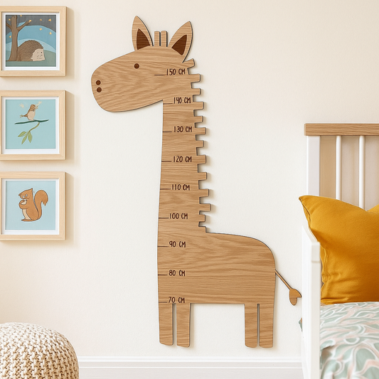 Høydemåler - Giraff - 119×82 cm