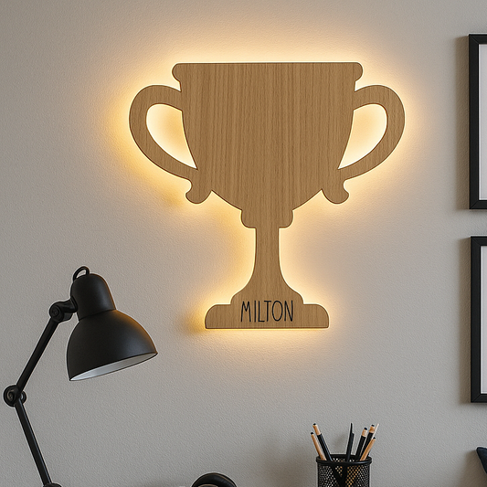 Barnelampe – Pokal – 32x32 cm