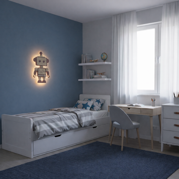 Barnelampe – Robot – 31x49 cm