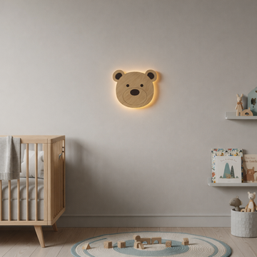 Barnelampe – Bamse – 25x21 cm