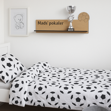 Væghylde - Fodbold - 50x20x8 cm