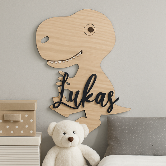 Navneskilt - Dinosaur - 26x30 cm. 

Skilt - Dinosaur - 26x30 cm.