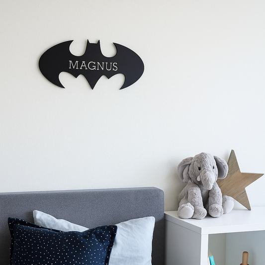 Navneskilt - Batman - 24x11 cm
