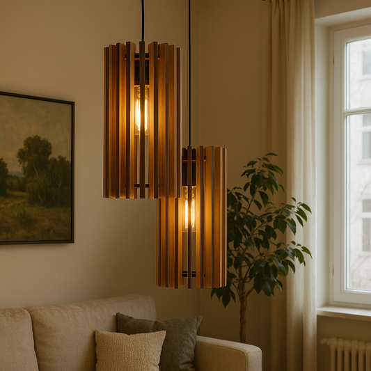 Pendellampe – Rett – 15×30 cm