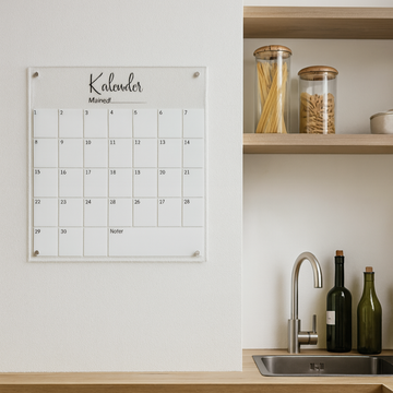 Veggkalender - Evighetskalender - 40×40 cm.