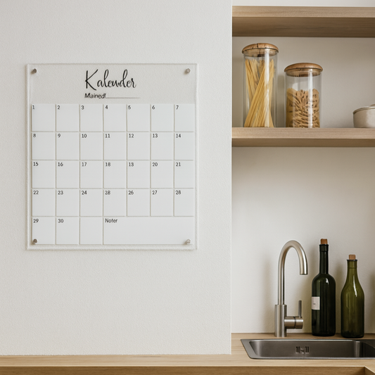 Veggkalender - Evighetskalender - 40×40 cm.