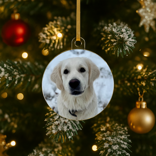 Julekule – Personlig bilde – Ø8 cm