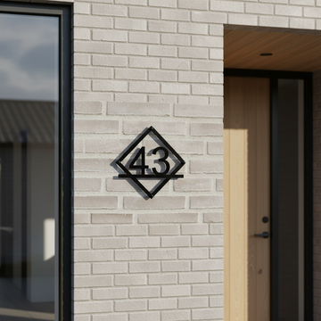 Husnummer - Firkantet