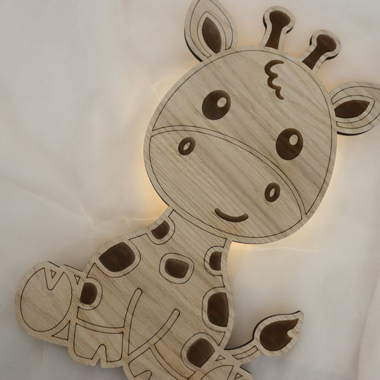 Barnelampe – Sjiraff – 28x36 cm