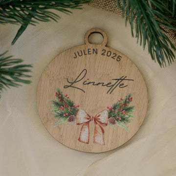 Julekule – Sløyfe – Ø8 cm