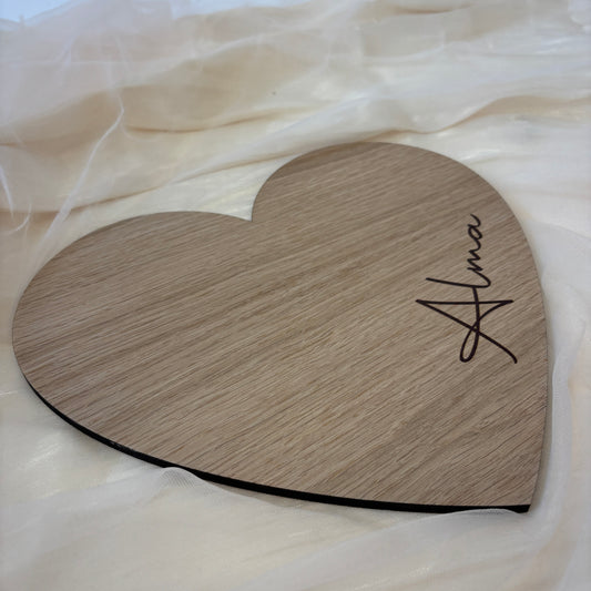 Barnelampe – Hjerte – 27x24 cm