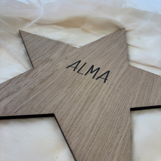 Barnelampe – Stjerne – 38x36 cm