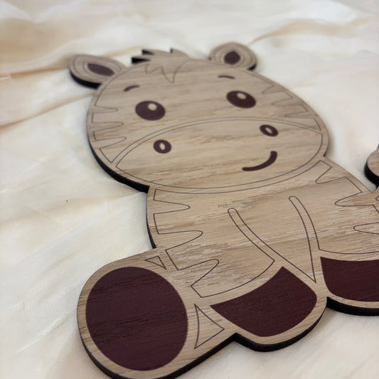 Barnelampe – Sebra – 20x29 cm