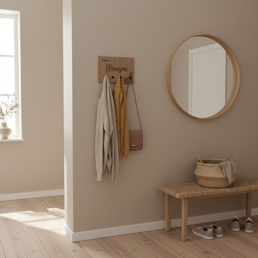 Knaggrekke - Personlig tekst - 30x20 cm