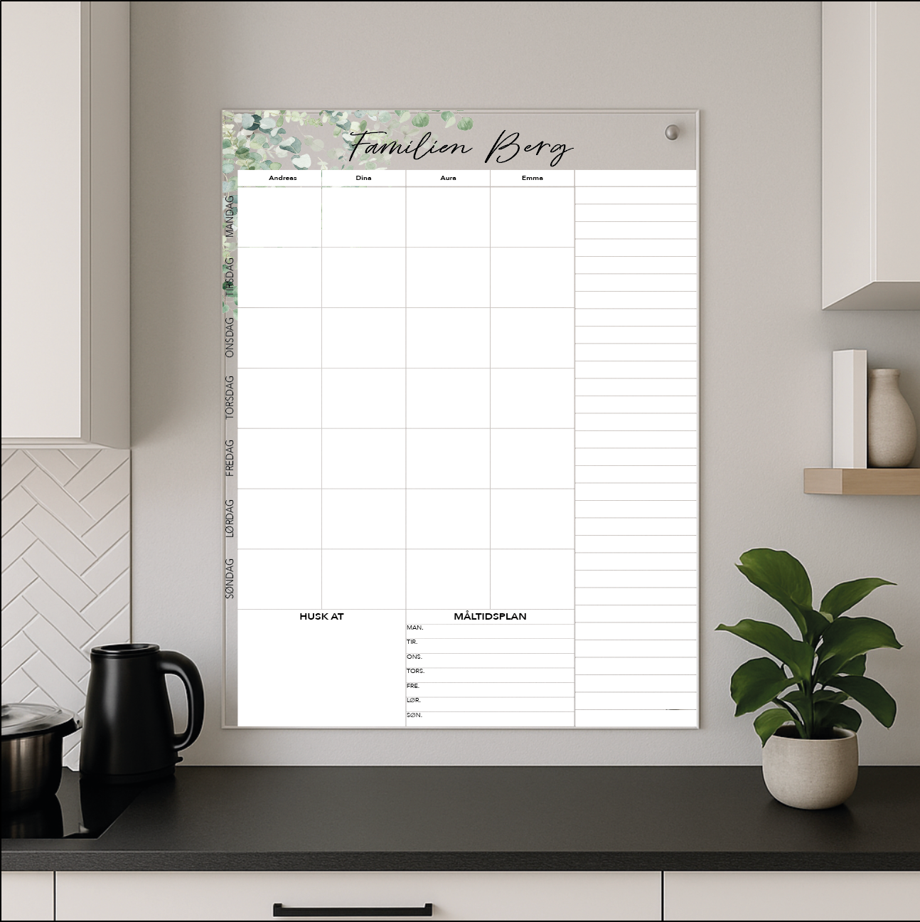 Familiekalender - Eucalyptus