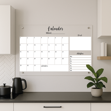 Kalender med ukesmeny - 60×40 cm