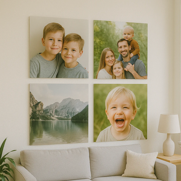 Firkant med personlig bilde - 28×28 cm