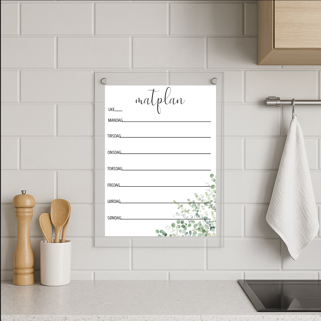 Matplan - Eukalyptus - 24×33 cm