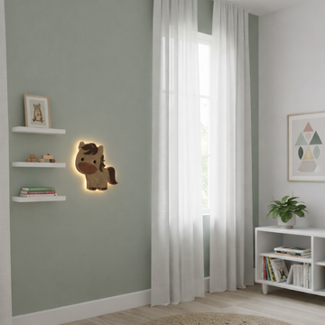 Barnelampe – Hest – 30x29 cm