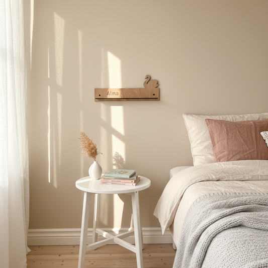 Vegghylle – Svane – 50x20x8 cm