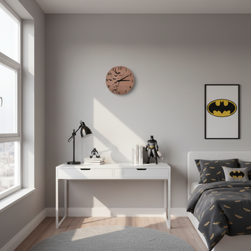 Veggklokke – Eik – Flaggermus