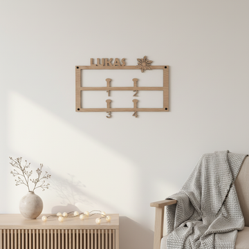 Adventskalender - Eik - 54x38 cm