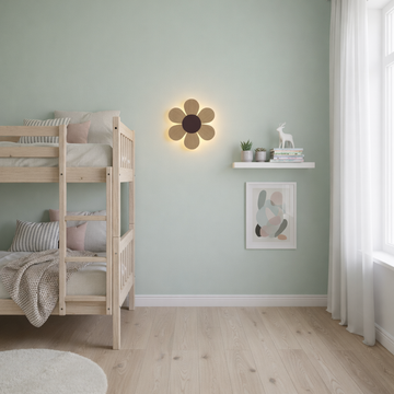 Barnelampe – Blomst – 35x39 cm