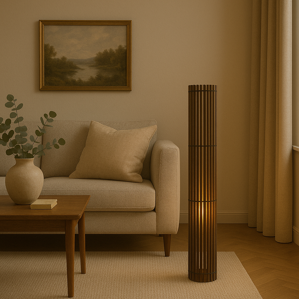 Pendel gulvlampe – Rett – 15×120 cm