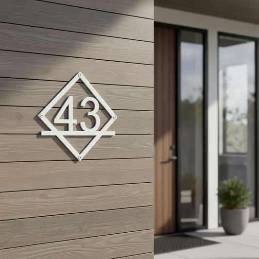 Husnummer - Firkantet