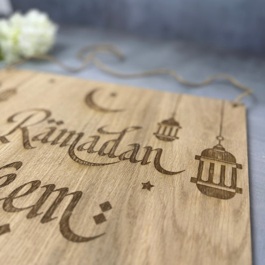 Ramadanskilt "Ramadan Kareem"