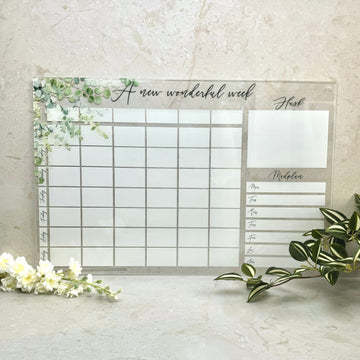 En ny fantastisk ukekalender - Eukalyptus - 60x40 cm