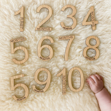 Milepæler - 1-10 måneder - 13 cm