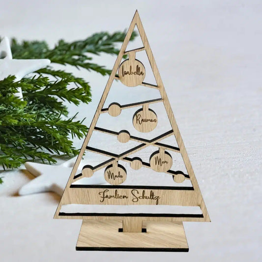 Julepynt med personlig tekst #2 - 25x19 cm