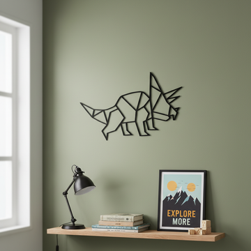 Dinosaur i eik - 48×27 cm