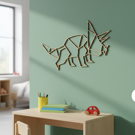 Dinosaur i eik - 48×27 cm